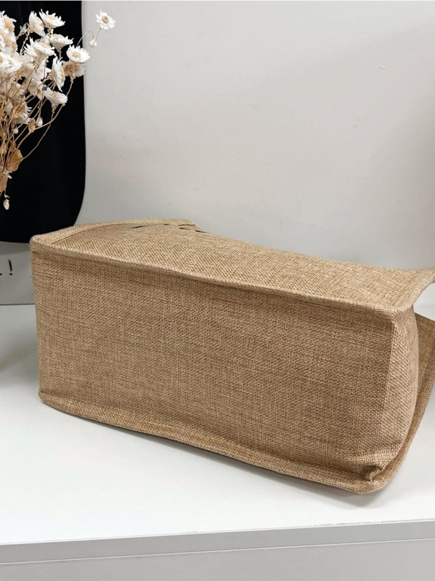 Letter & Heart Pattern Tote Bag, Mothers Day Gift For Mom