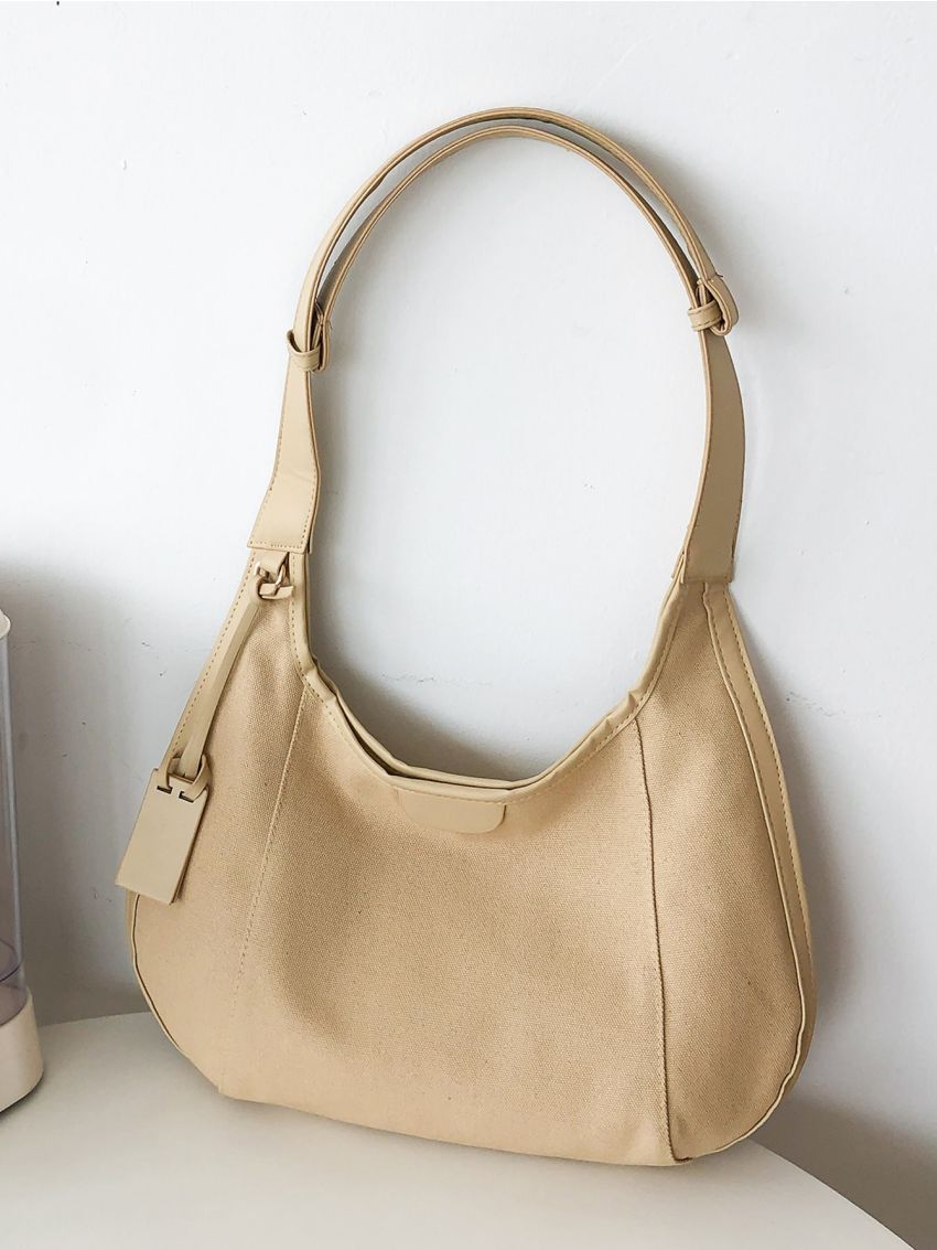 Minimalist Canvas Hobo Bag