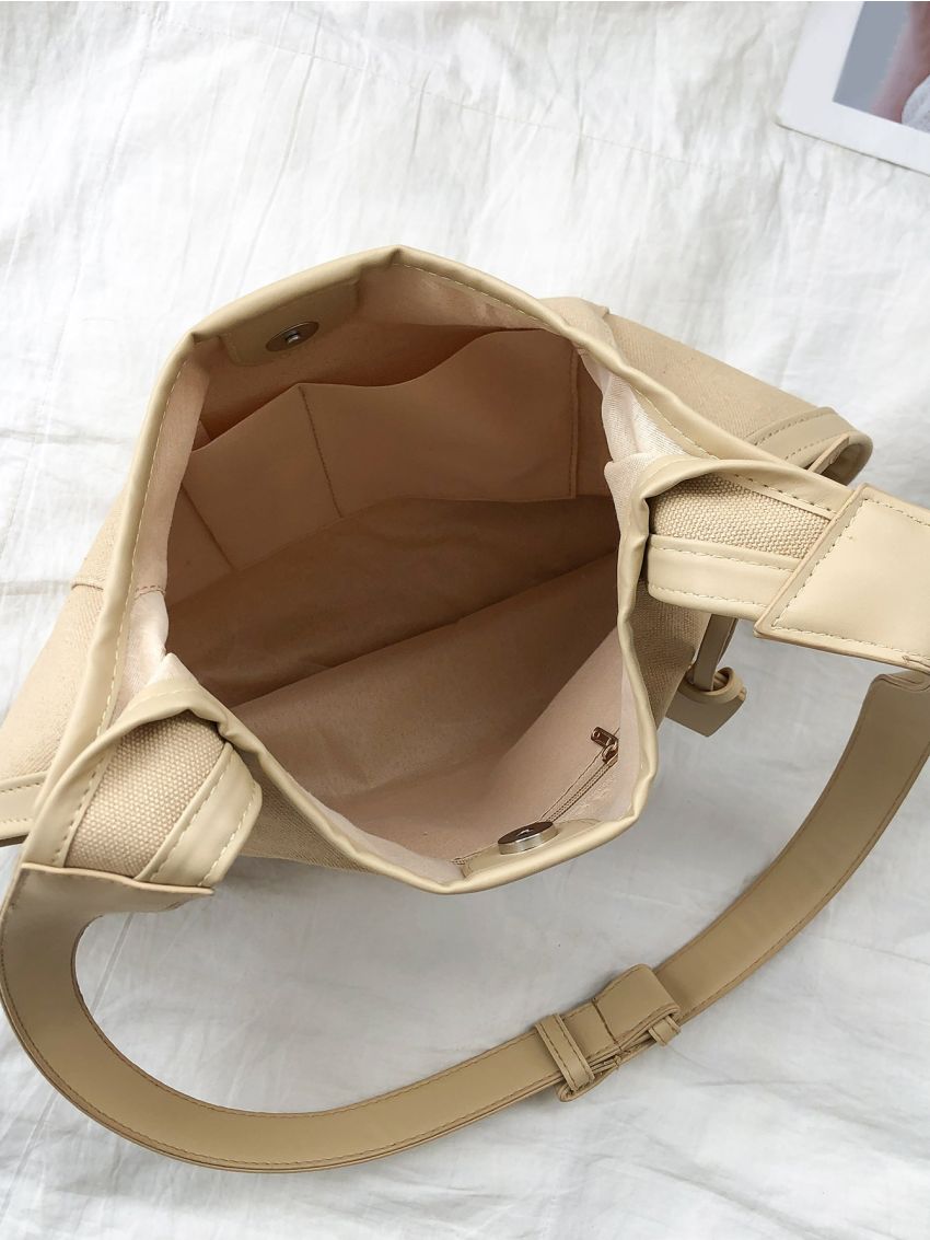 Minimalist Canvas Hobo Bag