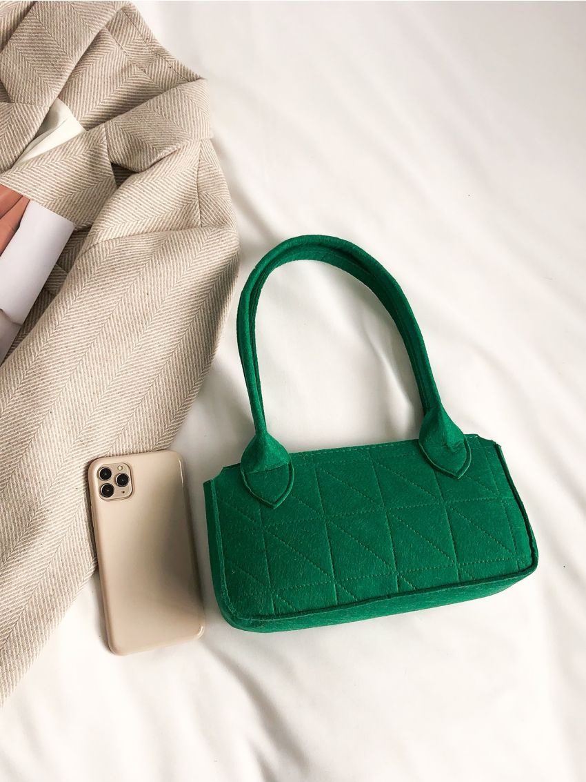 Minimalist Felt Baguette Bag