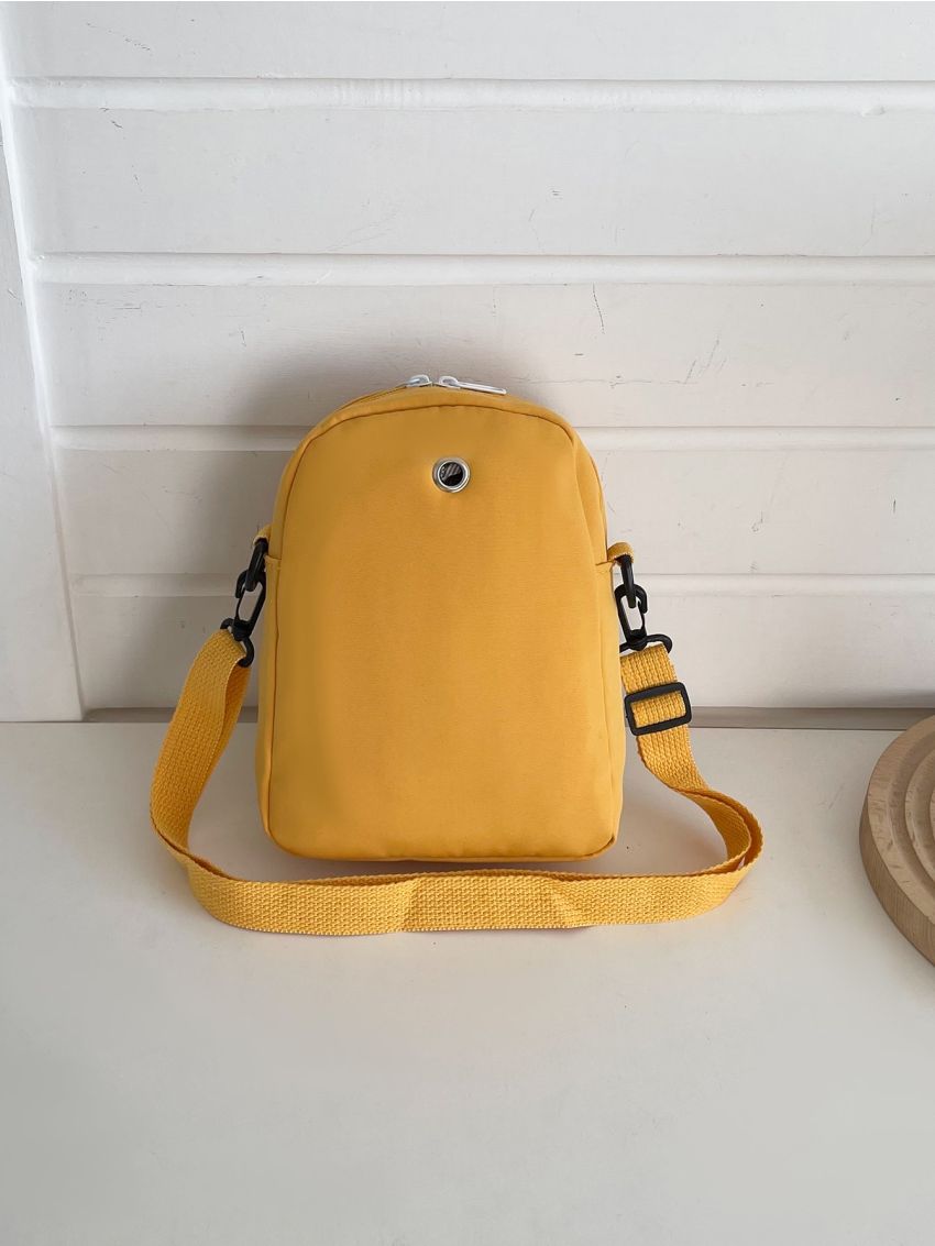 Mini Cartoon Print Detail Square Bag