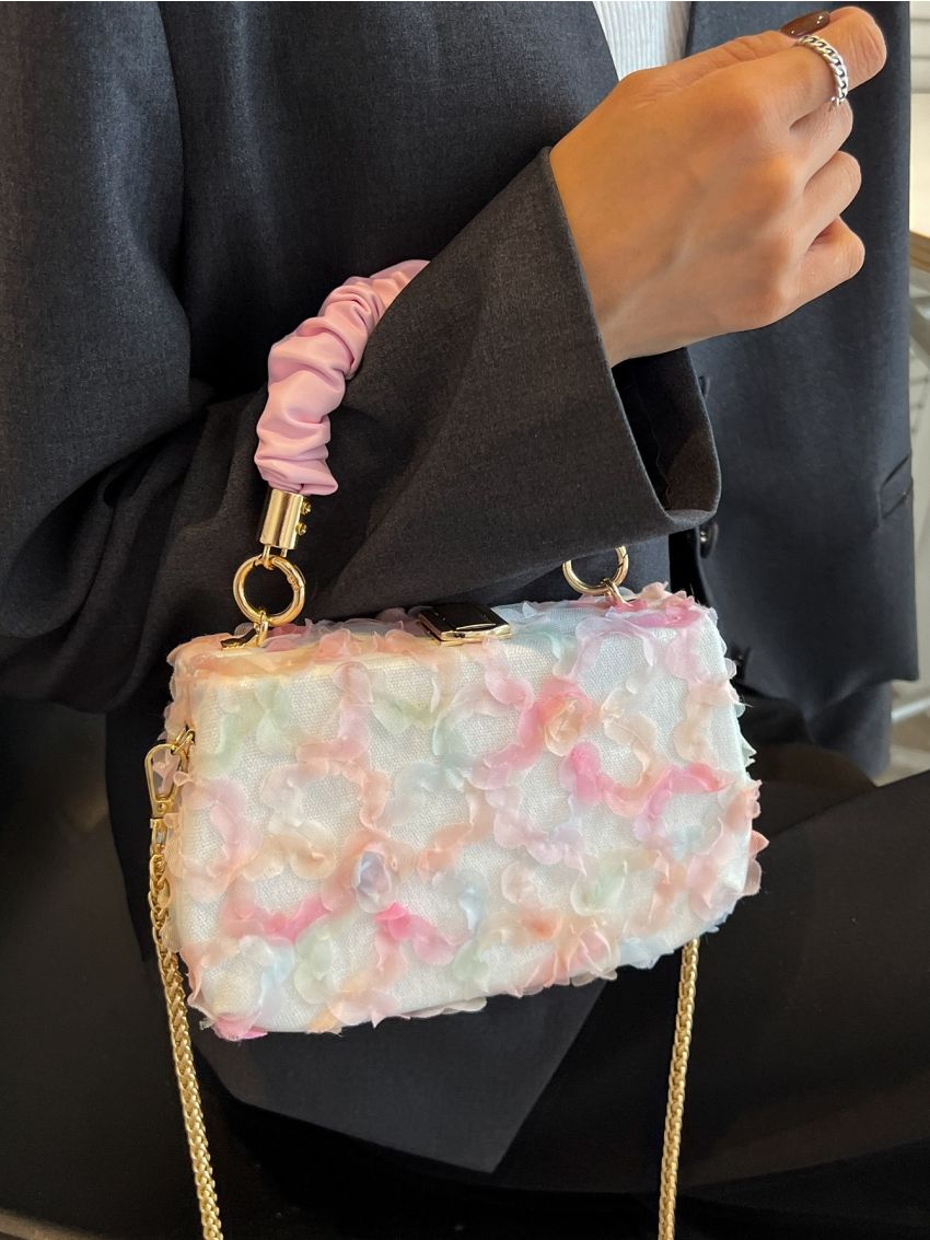 Mini Petal Decor Box Bag