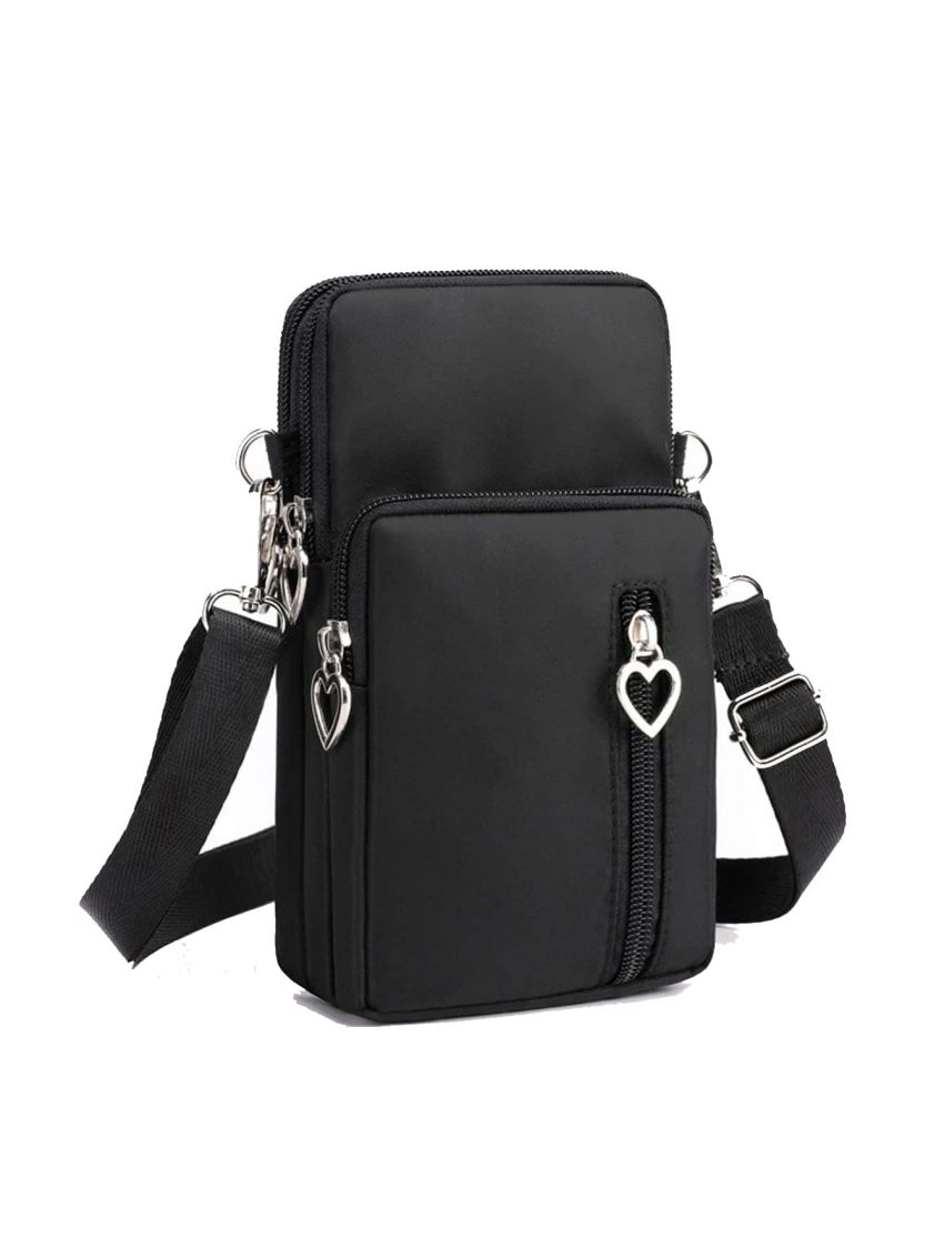 Heart Zipper Phone Wallet