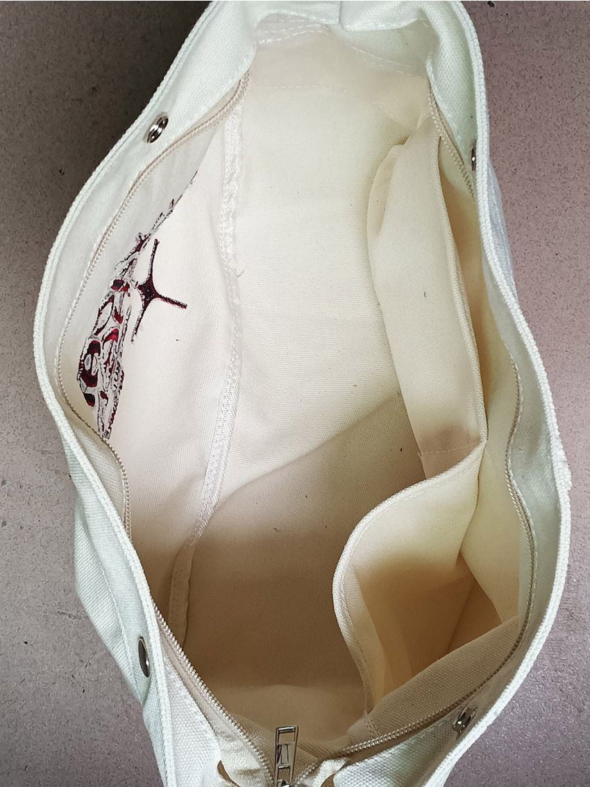 Letter Print Large Capacity Hobo Bag