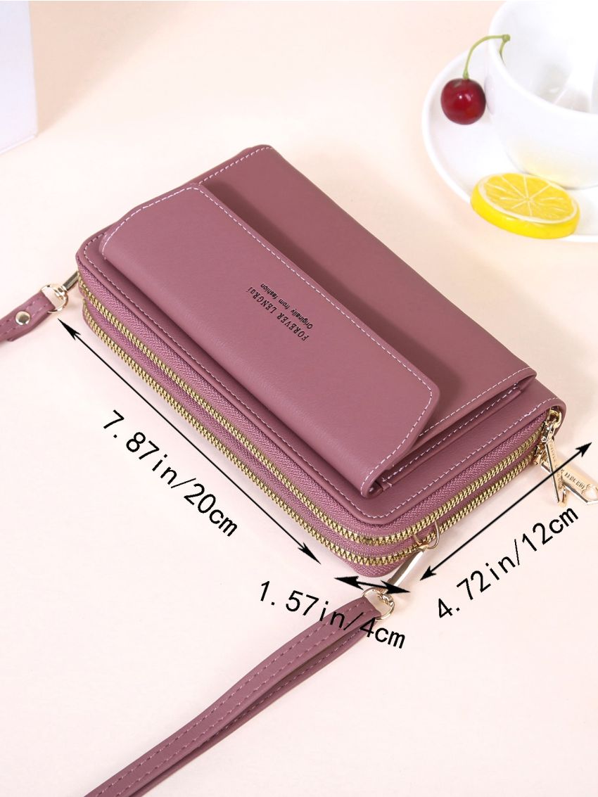 Letter Graphic Phone Wallet