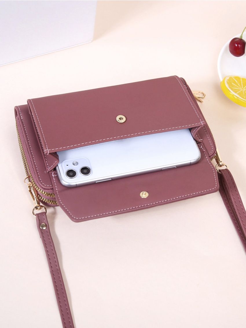 Letter Graphic Phone Wallet