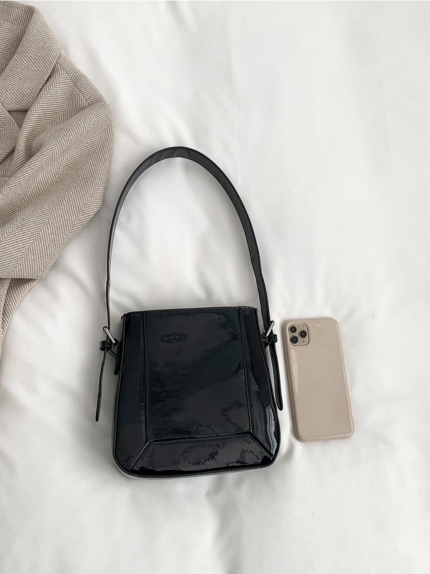 Mini Metallic Square Bag