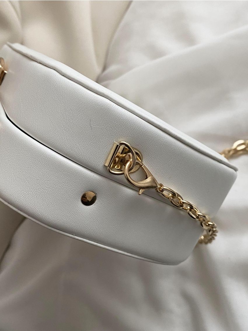 Mini Twist Top Handle Chain Box Bag