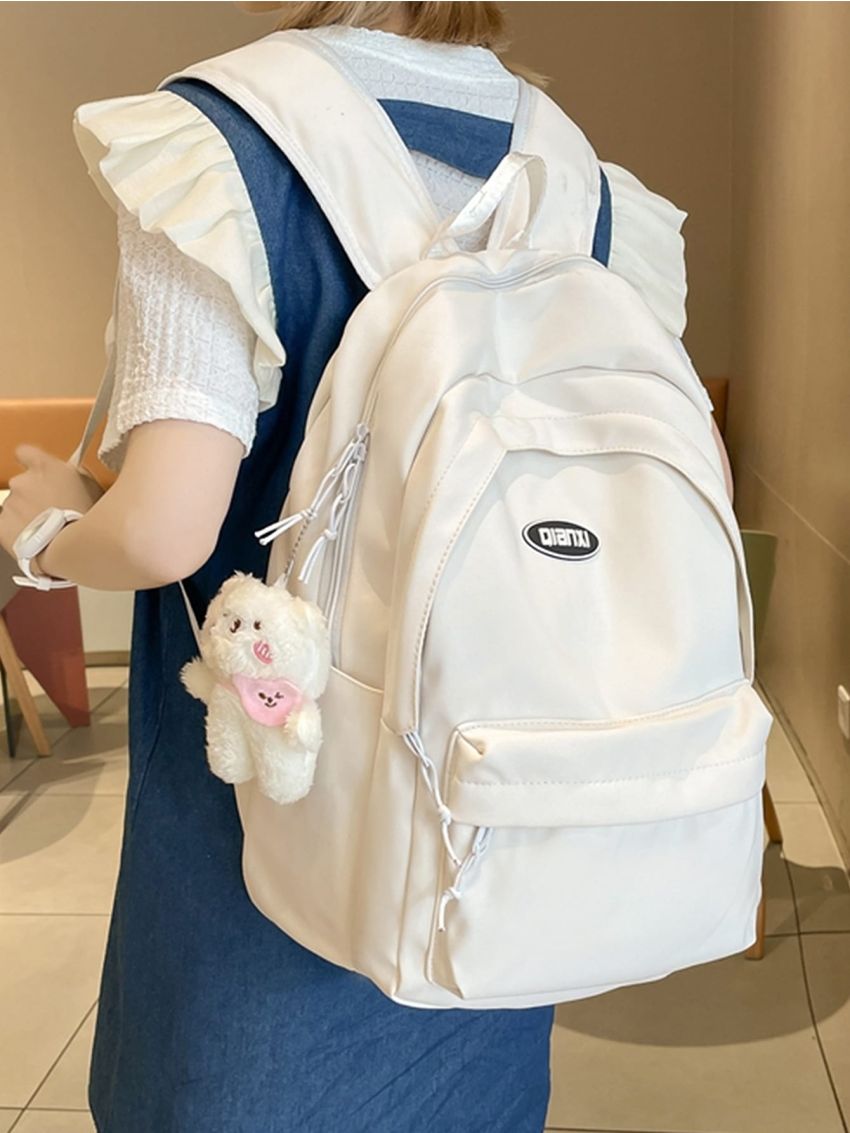 Letter Graphic Functional Backpack