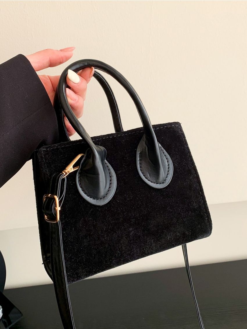 Mini Double Handle Square Bag