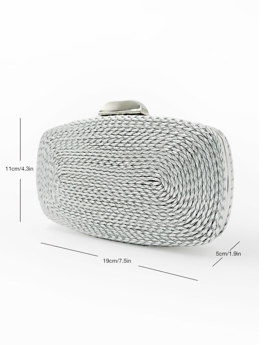 Mini Metallic Chain Box Bag