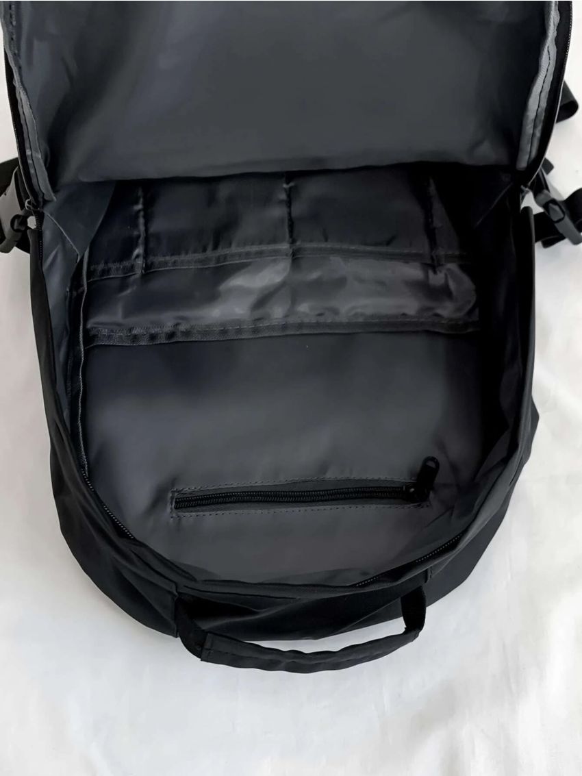 Release Buckle Decor Functional Backpack