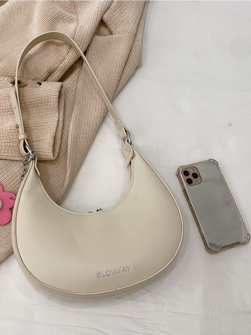 Flower Decor Hobo Bag