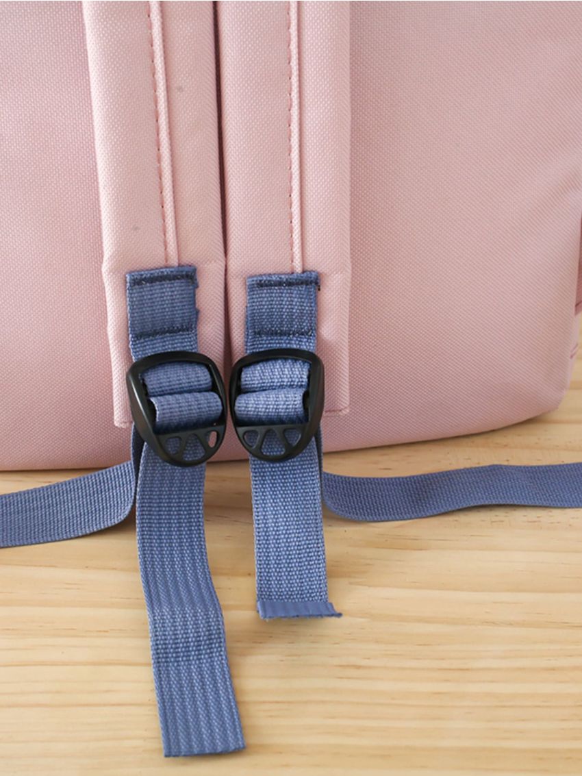 5pcs Cartoon Bear Decor Functional Backpack Set