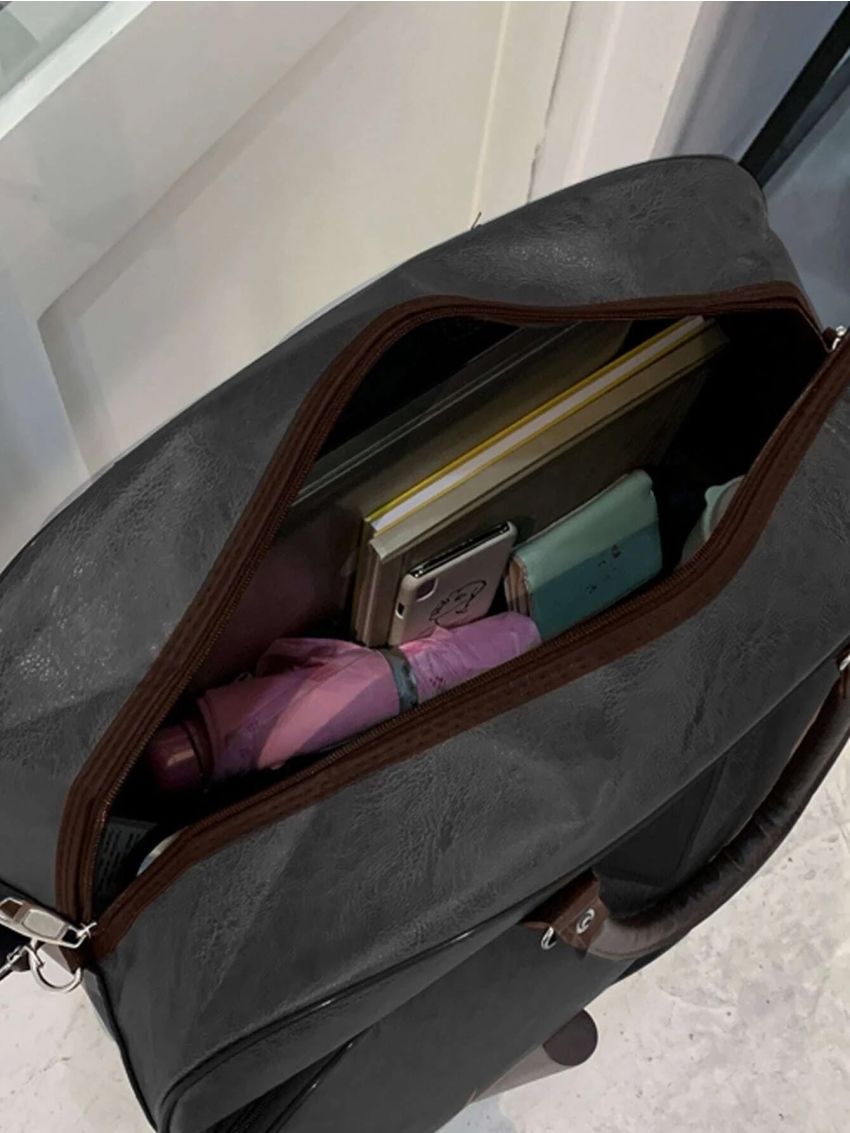 Letter Graphic Duffel Bag