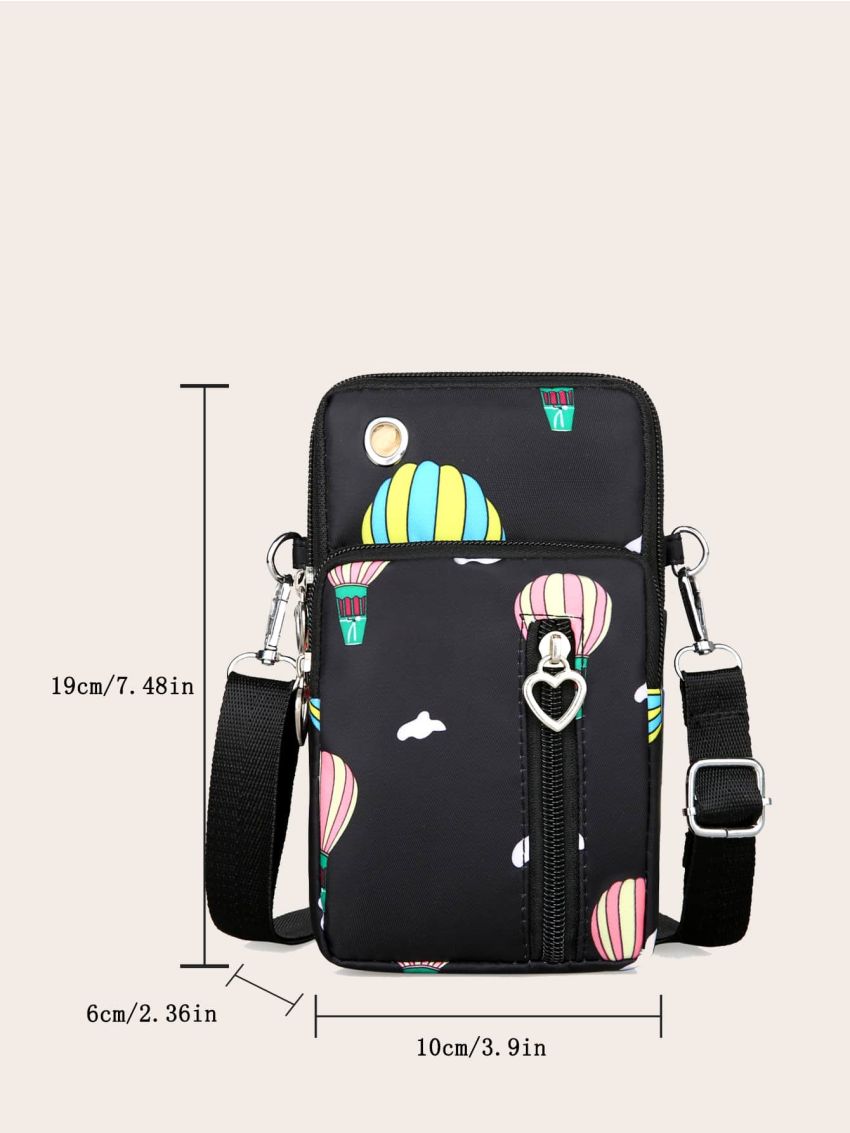 Random Cartoon Graphic Phone Wallet