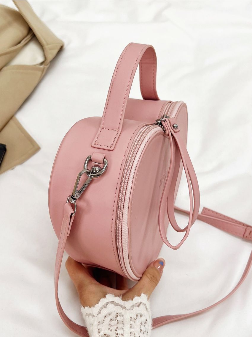 Minimalist Heart Shaped Satchel Bag