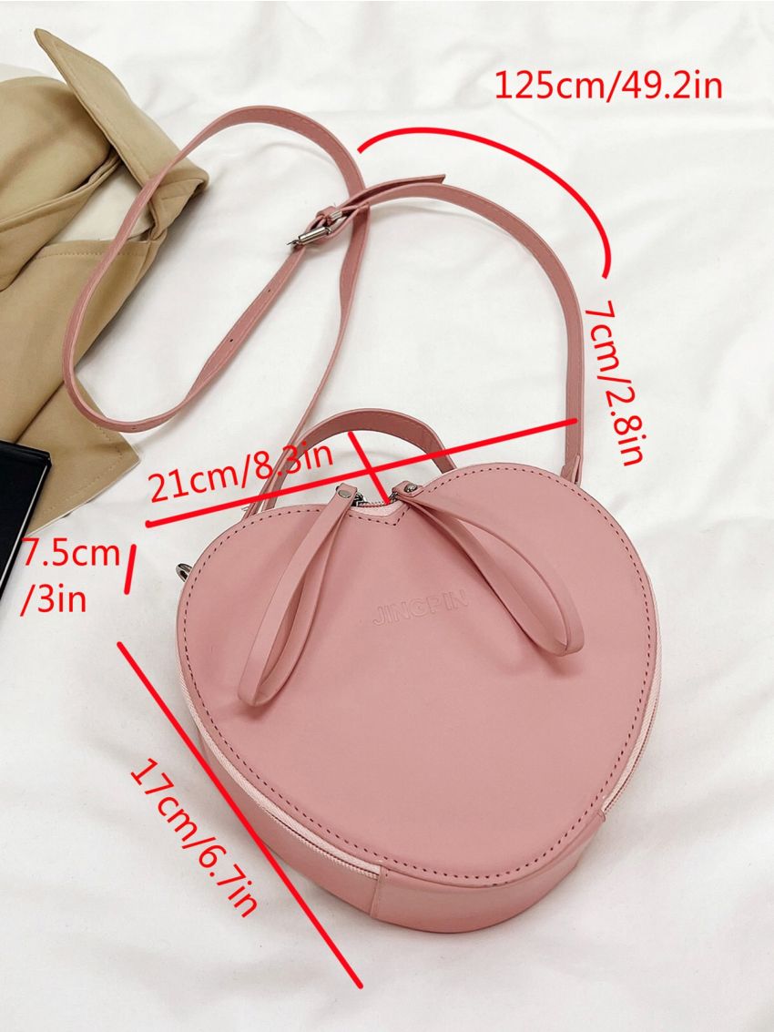 Minimalist Heart Shaped Satchel Bag