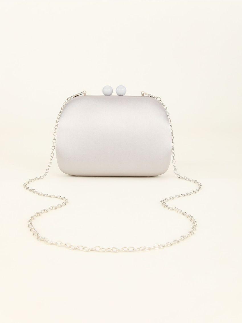 Mini Kiss Lock Chain Box Bag