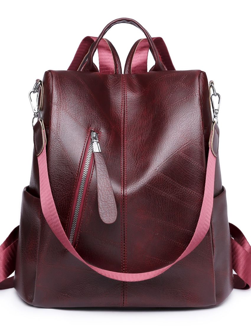 Women's Vintage Backpack, Multifunctional Large Capacity Backpack For Commuting & Traveling