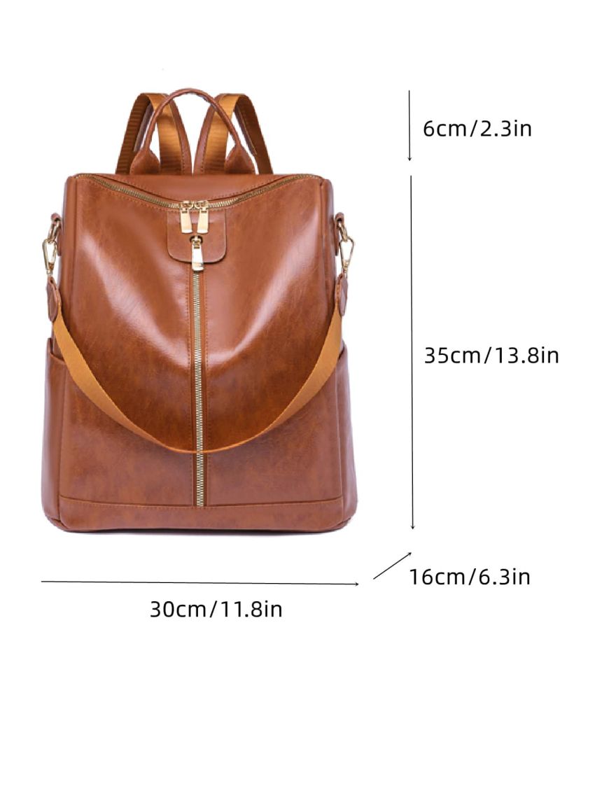 Minimalist Zip Front Classic Backpack