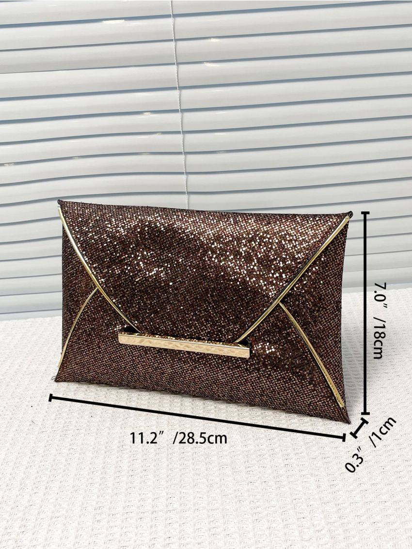 Glitter & Sequin Decor Square Bag