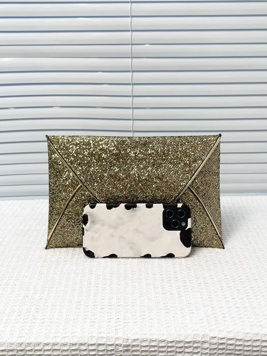 Glitter & Sequin Decor Square Bag
