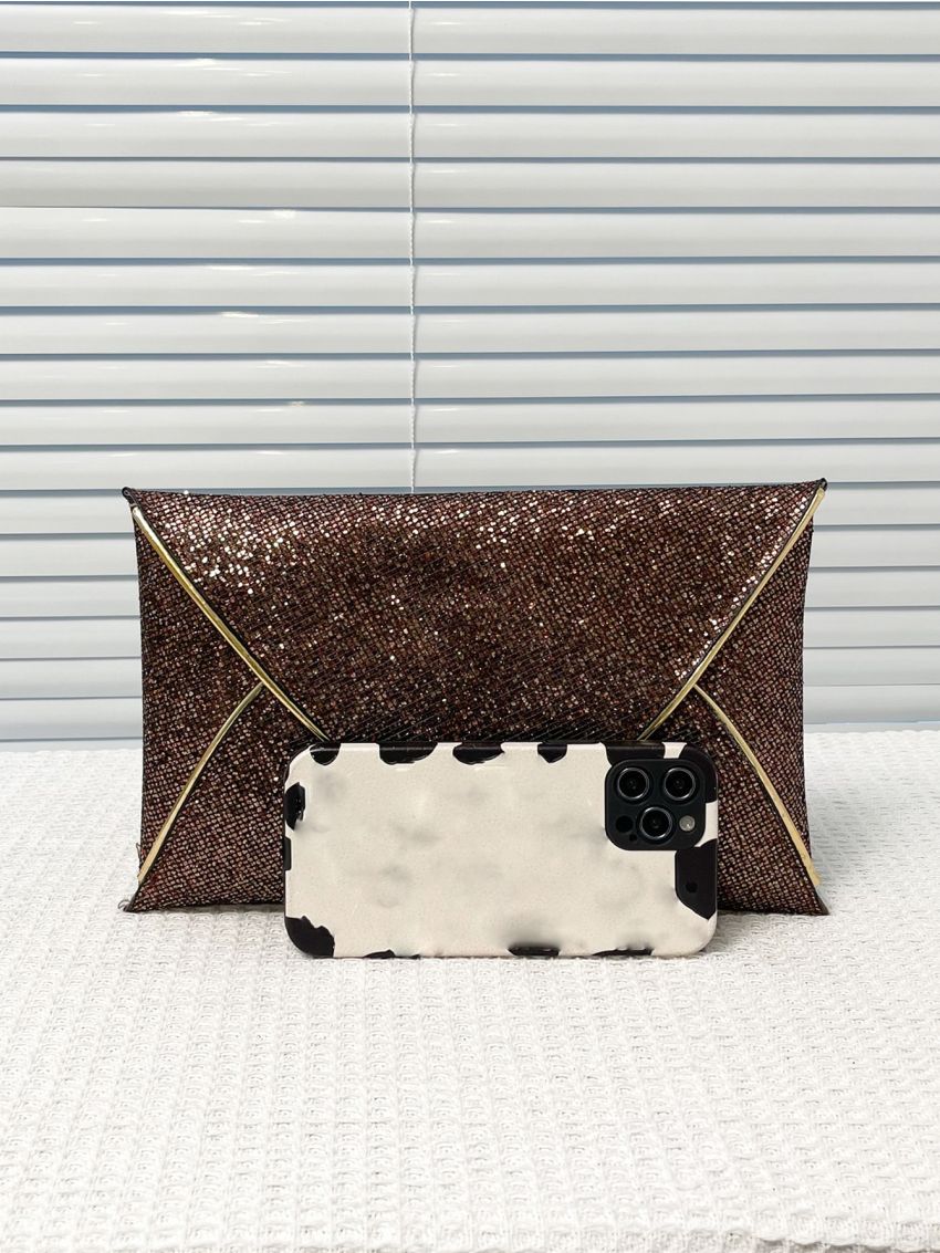 Glitter & Sequin Decor Square Bag