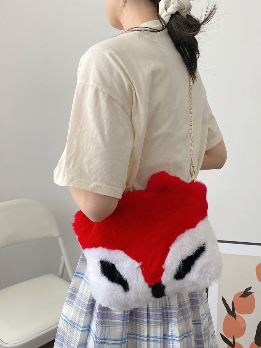 Cartoon Fluffy Novelty Bag