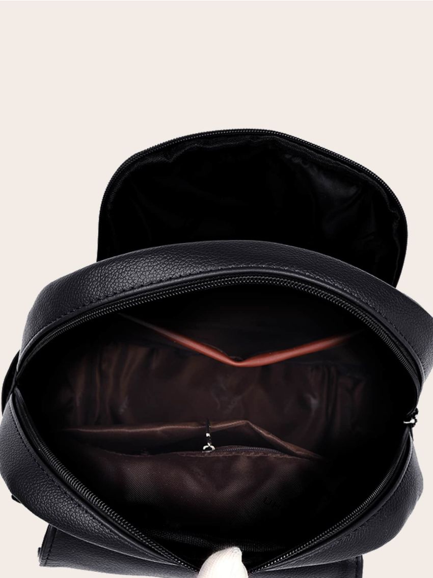 Tassel Decor Flap Backpack