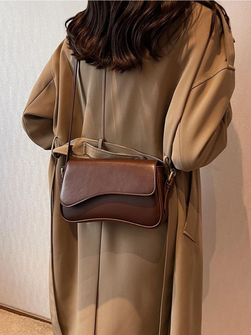 Minimalist Flap Square Bag