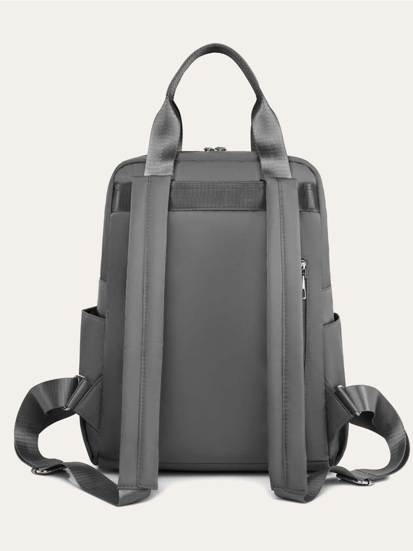 Multi-zipper Minimalist Functional Backpack