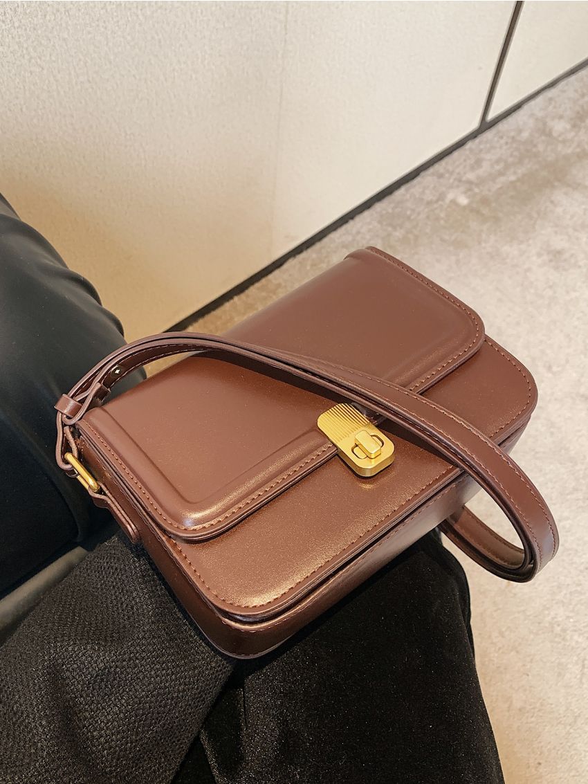 Twist Lock Flap Square Bag