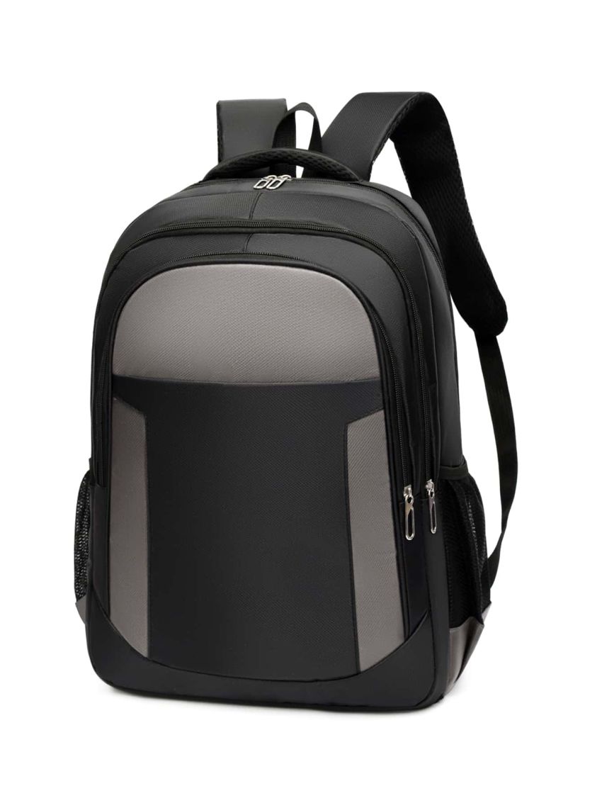 Men Colorblock Travel Backpack