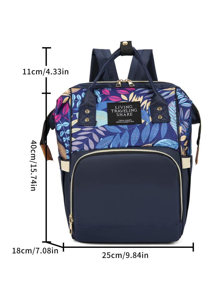 Letter Graphic Classic Backpack Medium Wet Dry Separation