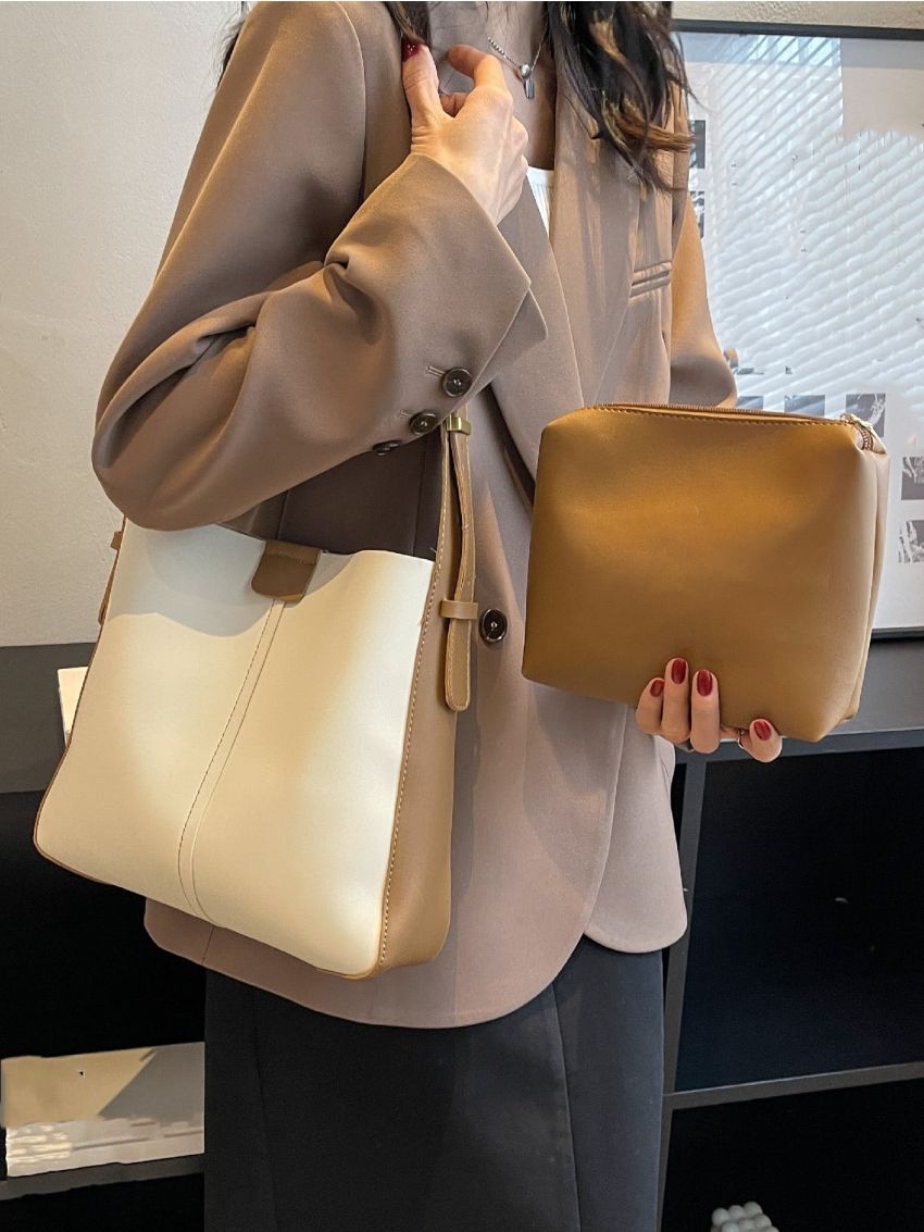 Color Block Square Bag