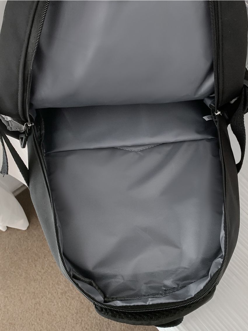 Letter Graphic Functional Backpack