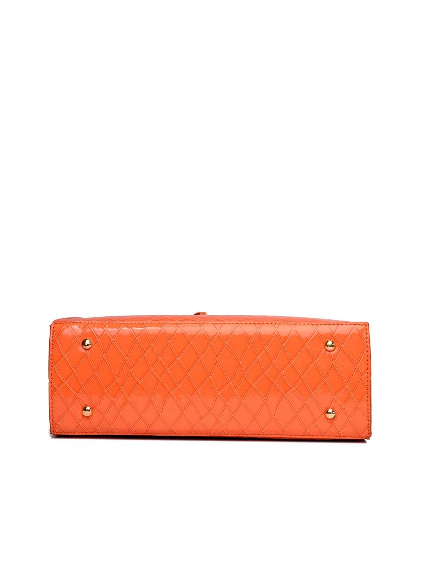 3pcs Neon Orange Tote Bag Set, Best Work Bag For Women