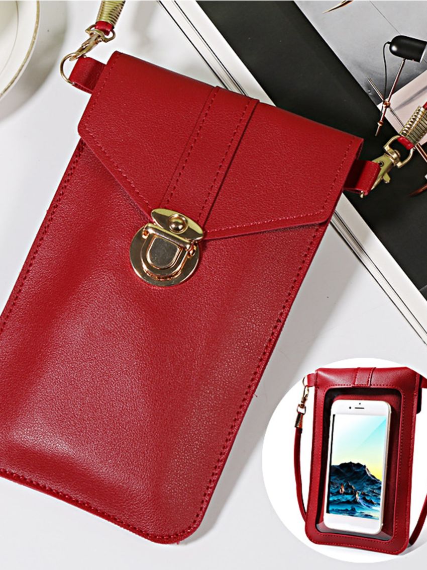 Snap Button Phone Wallet