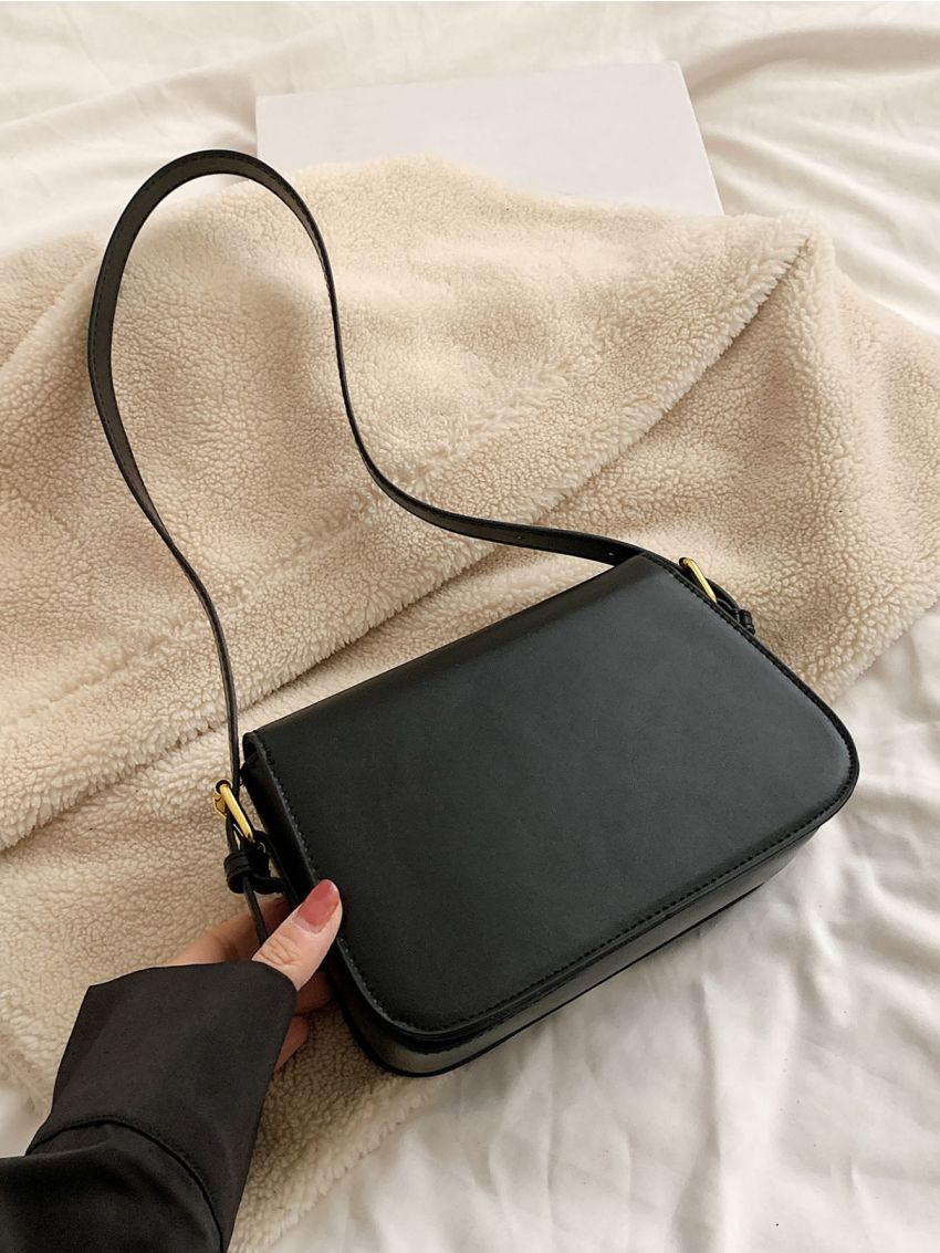 Mini Metal Decor Flap Square Bag