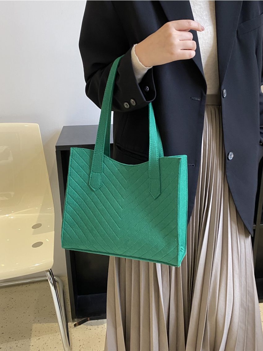 Minimalist Chevron Square Bag