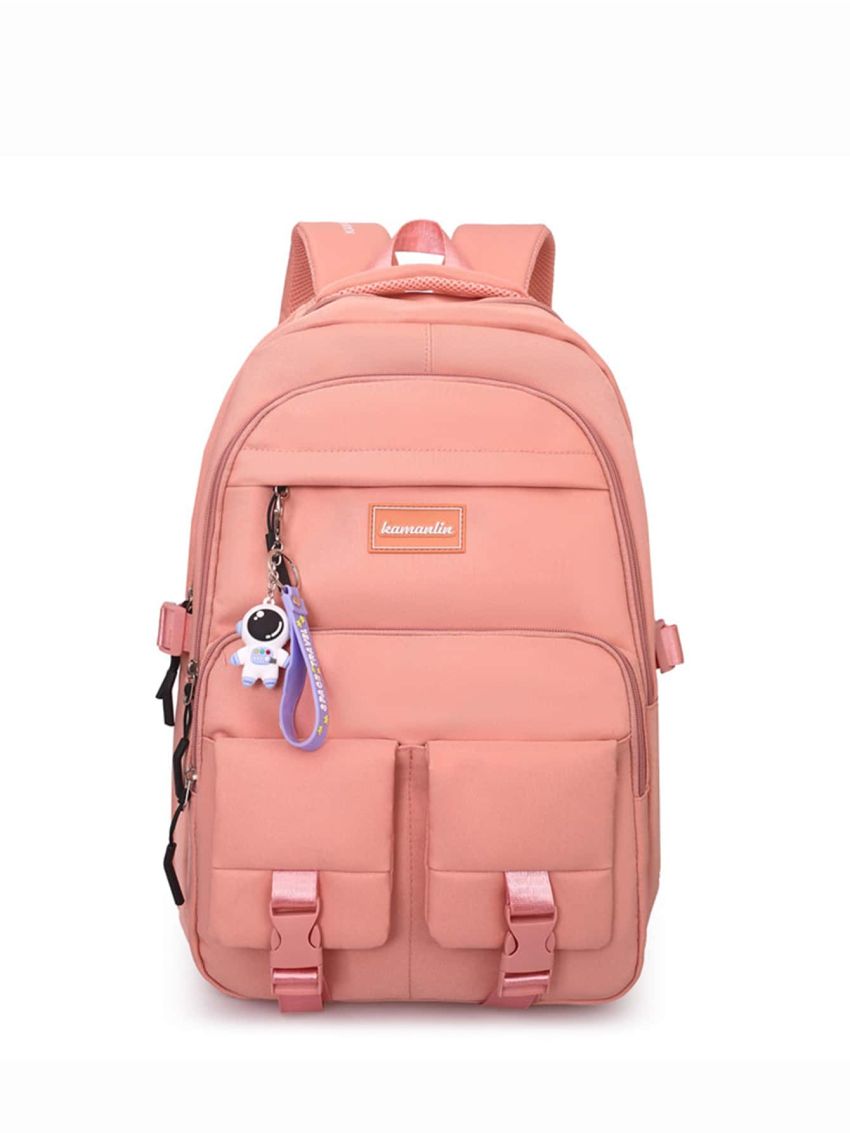Letter Patch Pocket Front Backpack