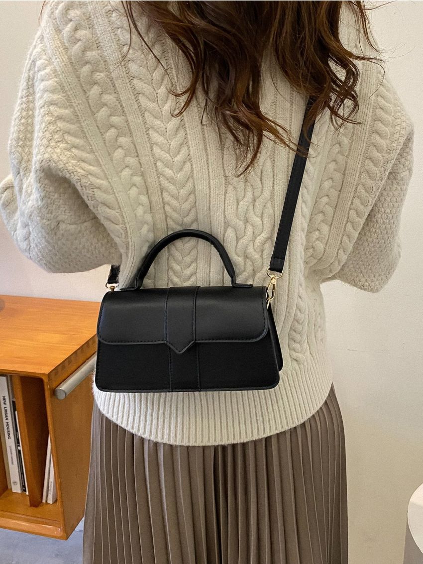Minimalist Flap Square Bag