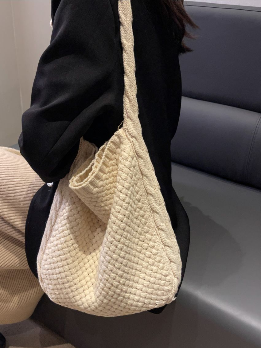 Minimalist Textured Crochet Bag