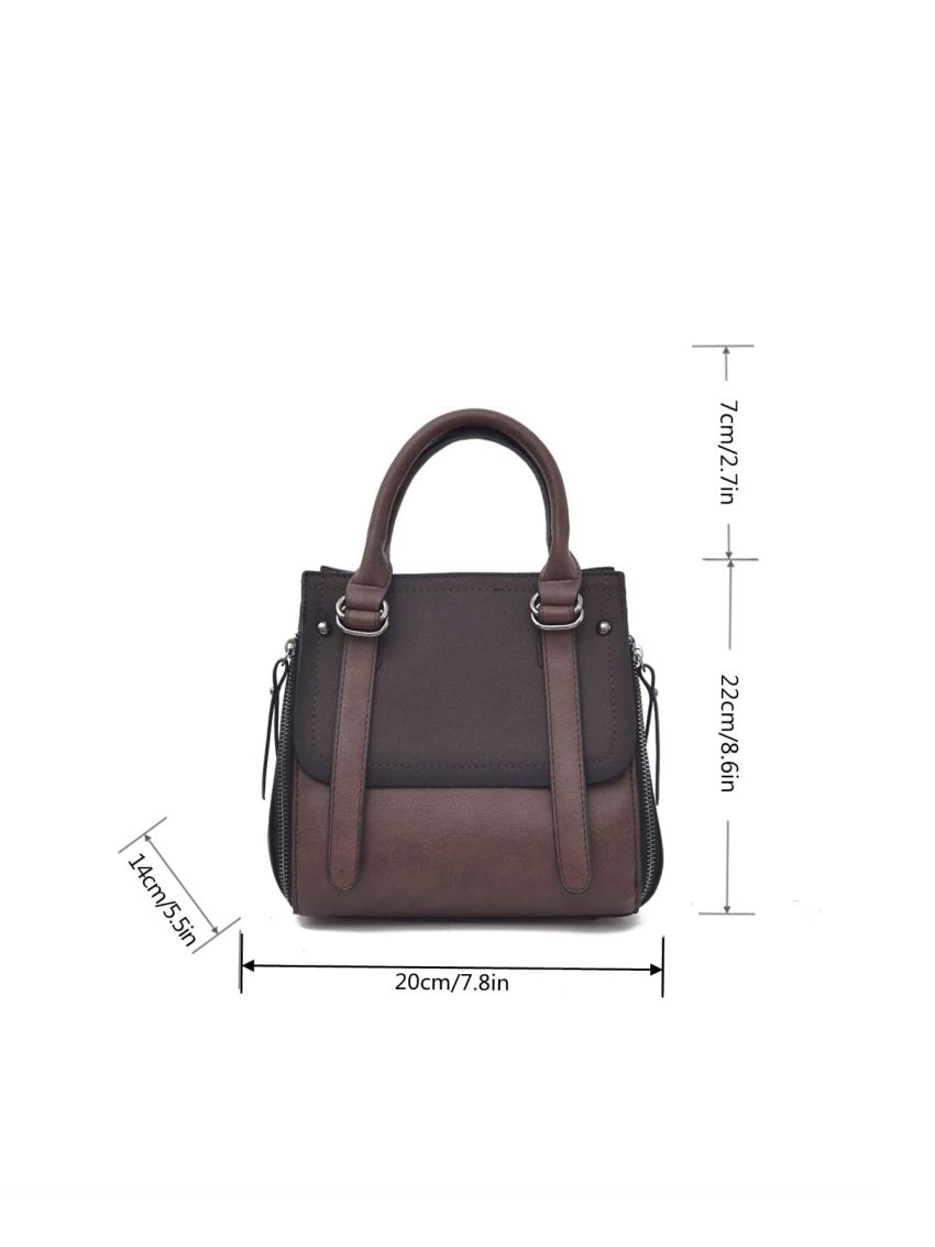 Mini Colorblock Square Bag