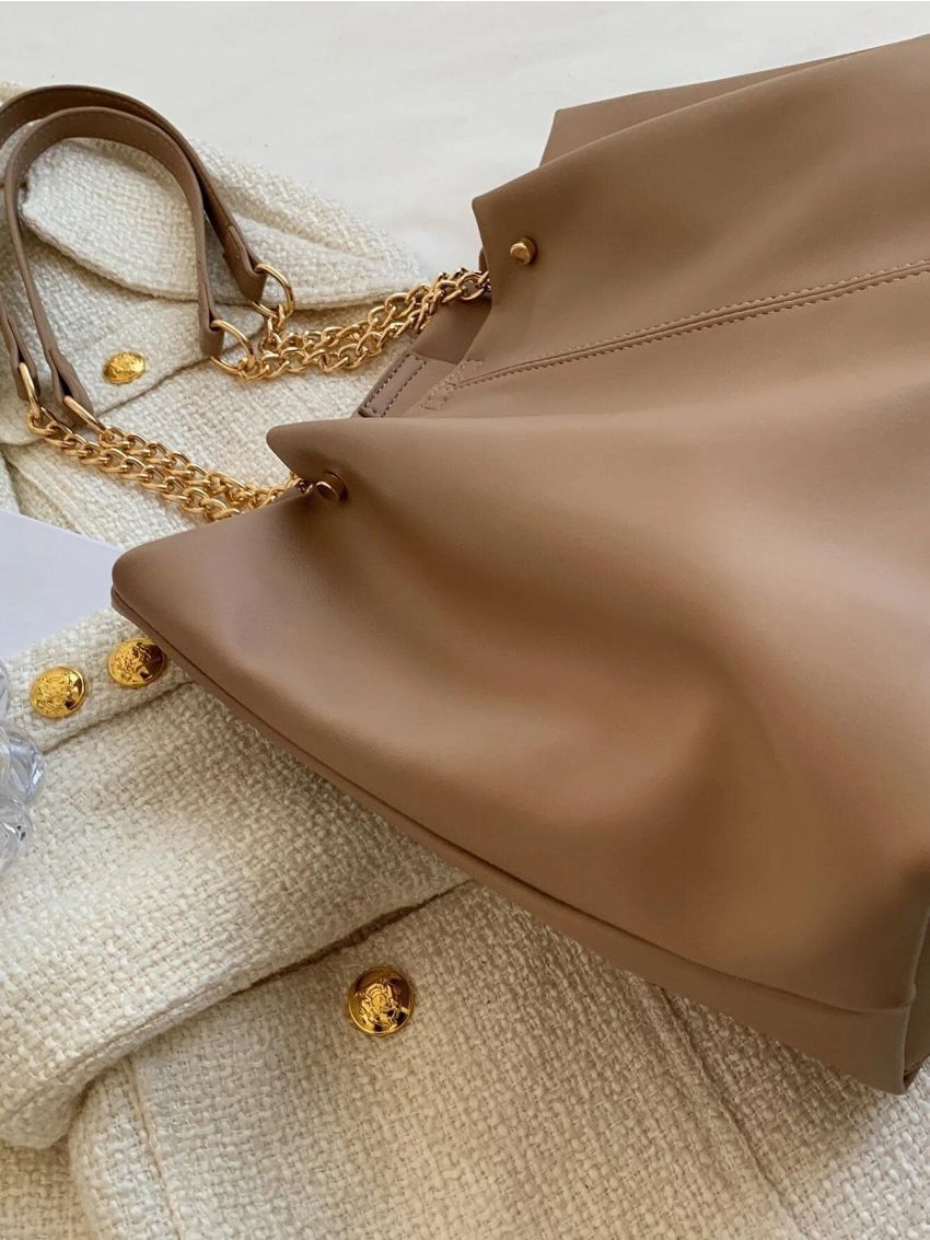 Minimalist Chain Shoulder Tote Bag