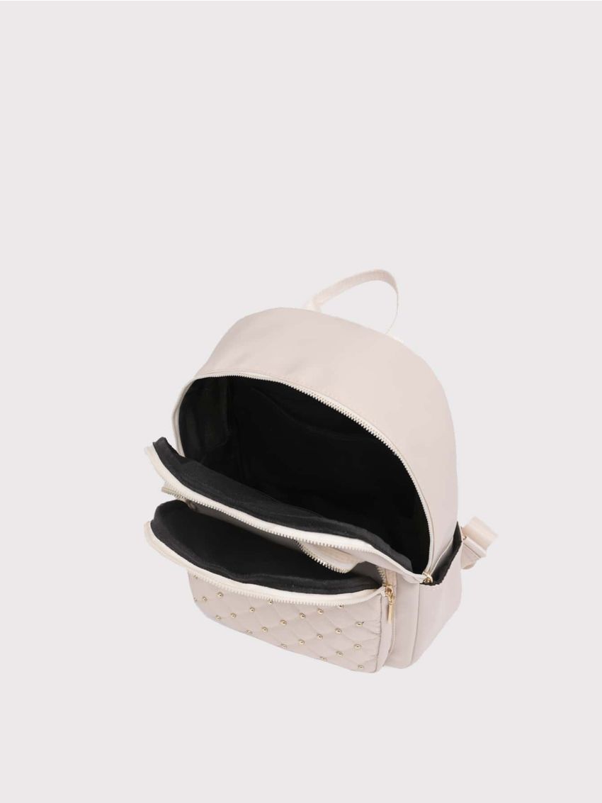 Studded Decor Functional Backpack