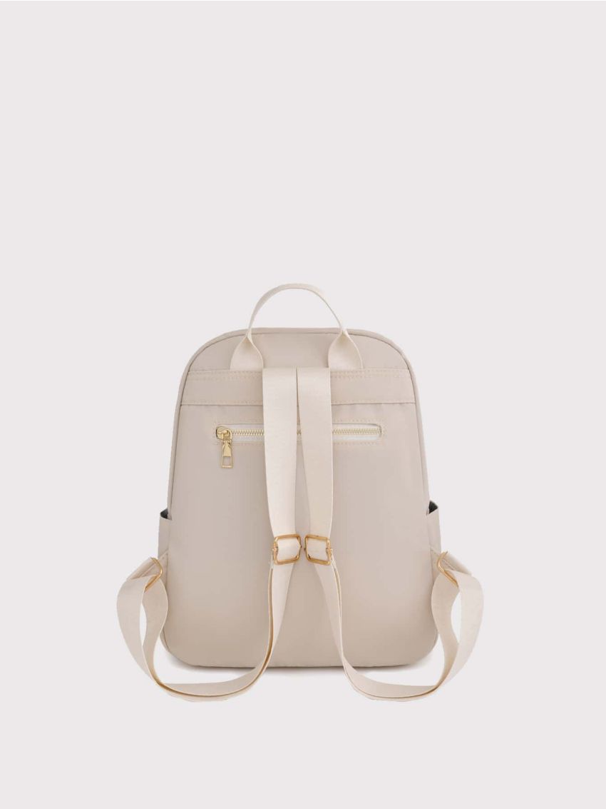 Studded Decor Functional Backpack