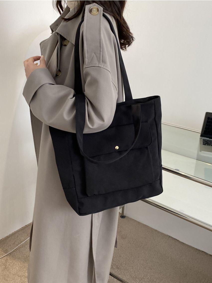 Minimalist Pocket Front Square Bag