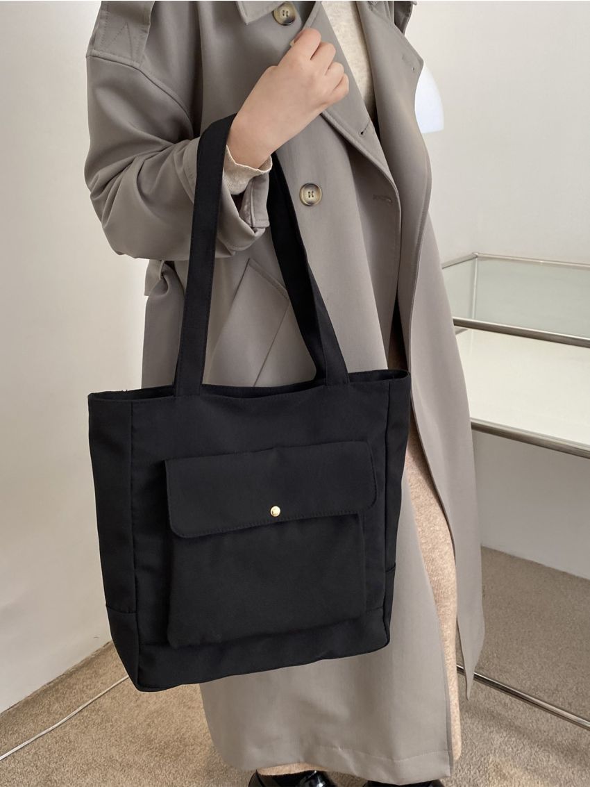 Minimalist Pocket Front Square Bag